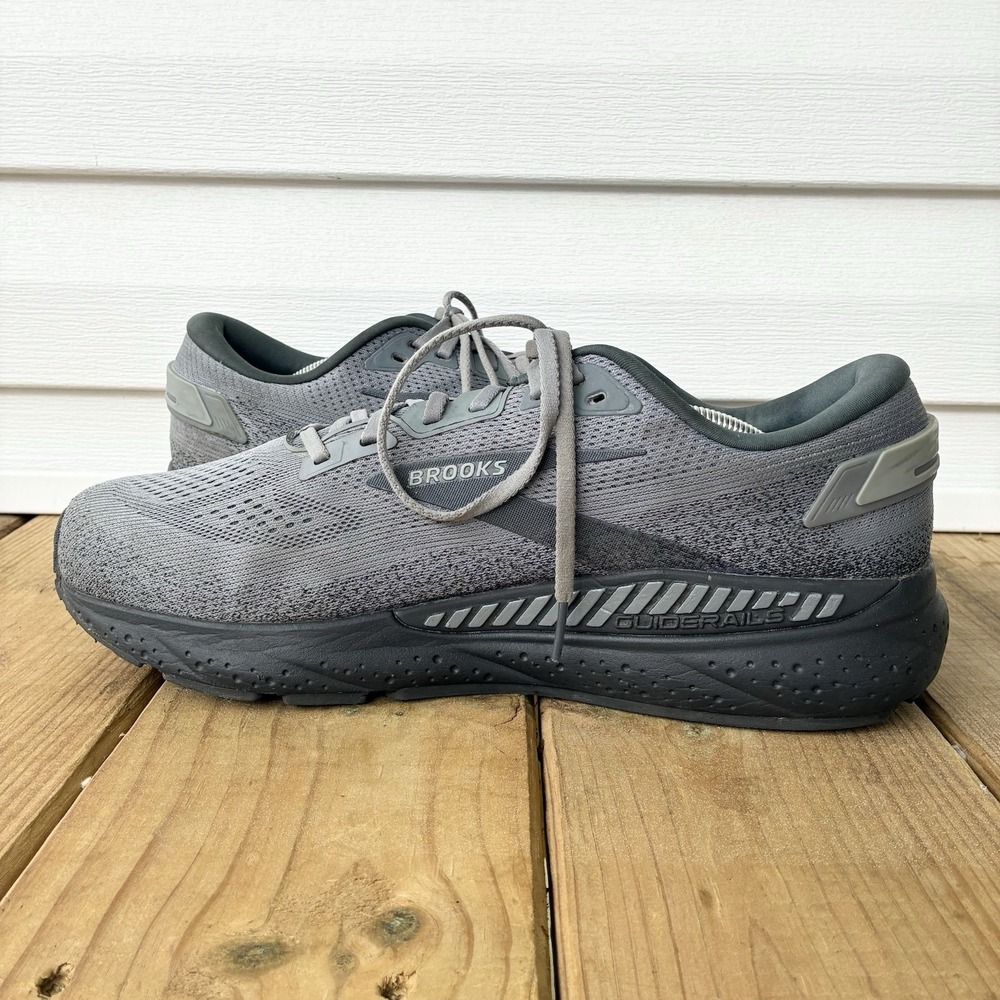 Brooks Beast GTS 24 Running Walking Supportive Comfort Shoes Gray Mens 14 - Picture 5 of 9